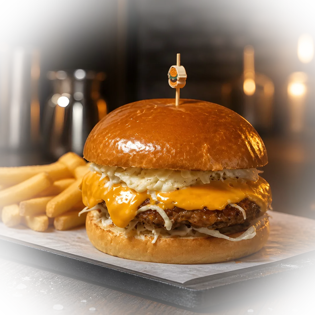 Tetova Burger Spezial — der Hausburger von DINI IMBISS